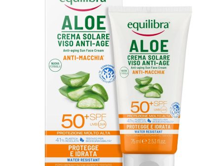 Aloe Sun aloesowy przeciwzmarszczkowy krem przeciwsłoneczny SPF50+ UVA UVB 75ml Online Sale