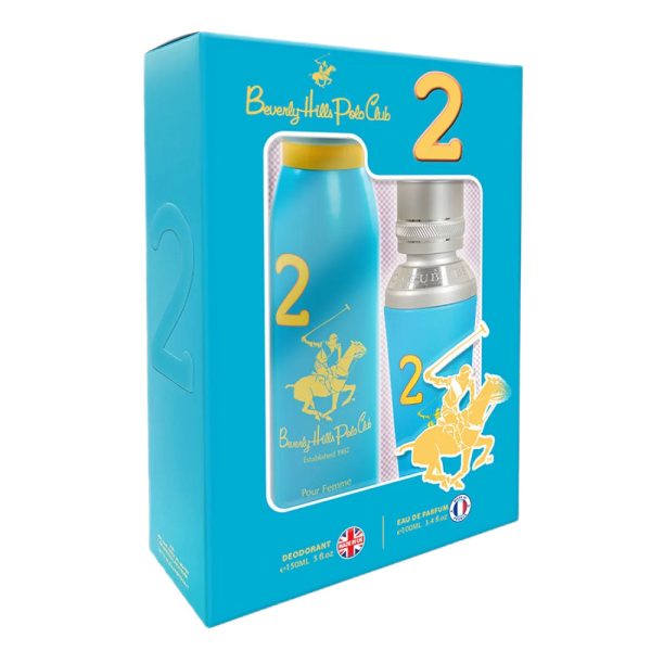 Women Two zestaw woda perfumowana spray 100ml + dezodorant spray 150ml Online now