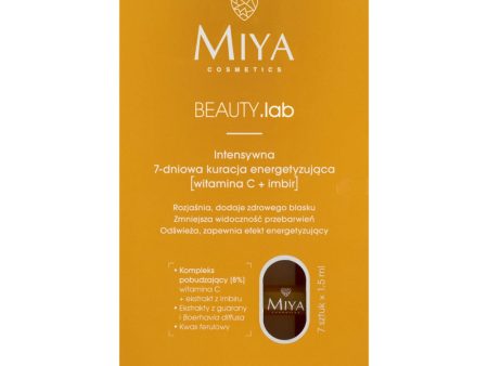 BEAUTY.lab intensywna 7-dniowa kuracja energetyzująca [witamina C + imbir] 7x1.5ml on Sale