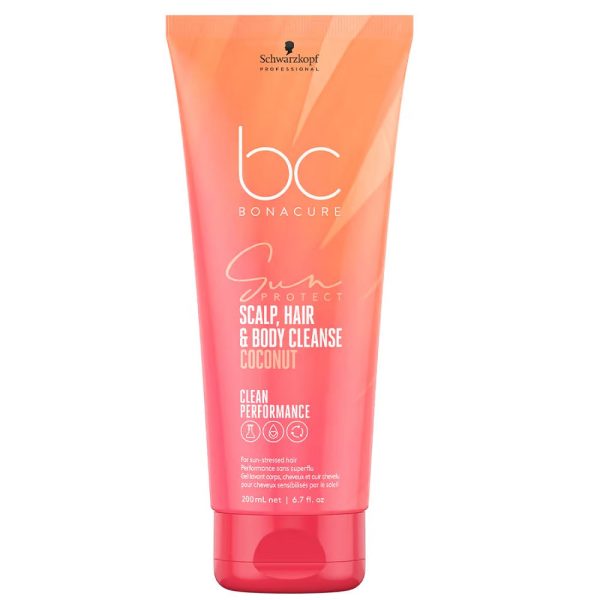 BC Bonacure Sun Protect 3in1 szampon do włosów skóry głowy i ciała 200ml Hot on Sale