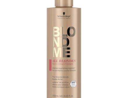 BlondMe All Blondes Rich Conditioner bogata odżywka do włosów 250ml Online Sale