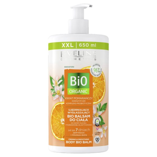 Bio Organic ujędrniająco-wygładzający bio balsam do ciała Pomarańcza 650ml Supply