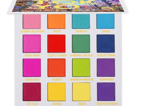 BH Trendy In Tokyo Color Eyeshadow Palette paleta kolorowych cieni do powiek 16g Fashion