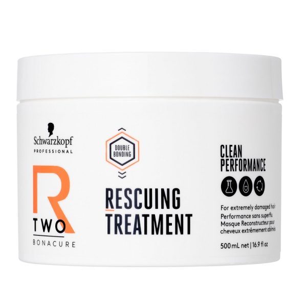 Bonacure R-Two Rescuing Treatment maska rekonstruująca do włosów ekstremalnie zniszczonych 500ml Online Sale