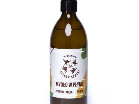 Naturalne mydło w płynie Cytryna i Mięta 500ml Sale