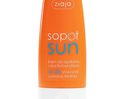 Sopot Sun krem do opalania cera fotowrażliwa SPF25 60ml Hot on Sale