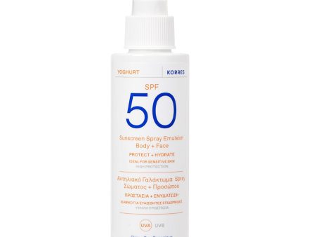 Yoghurt Sunscreen Spray Emulsion Body + Face emulsja ochronna w sprayu do ciała i twarzy SPF50 150ml Discount