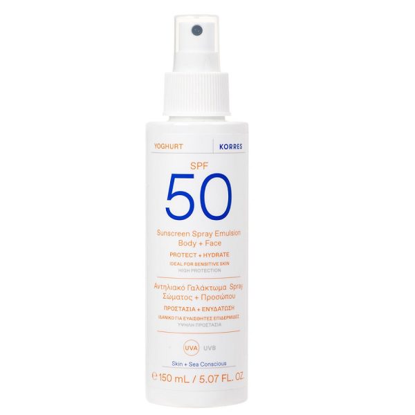 Yoghurt Sunscreen Spray Emulsion Body + Face emulsja ochronna w sprayu do ciała i twarzy SPF50 150ml Discount